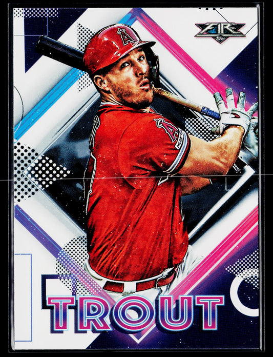 2020 Topps Fire Mike Trout #197