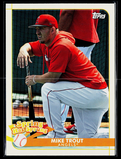 2020 Topps Opening Day Mike Trout Spring Has Sprung #SHS-16