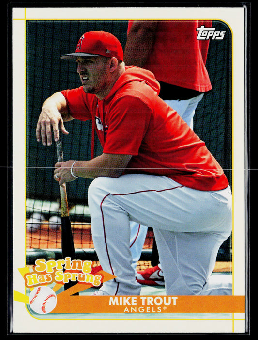 2020 Topps Opening Day Mike Trout Spring Has Sprung #SHS-16