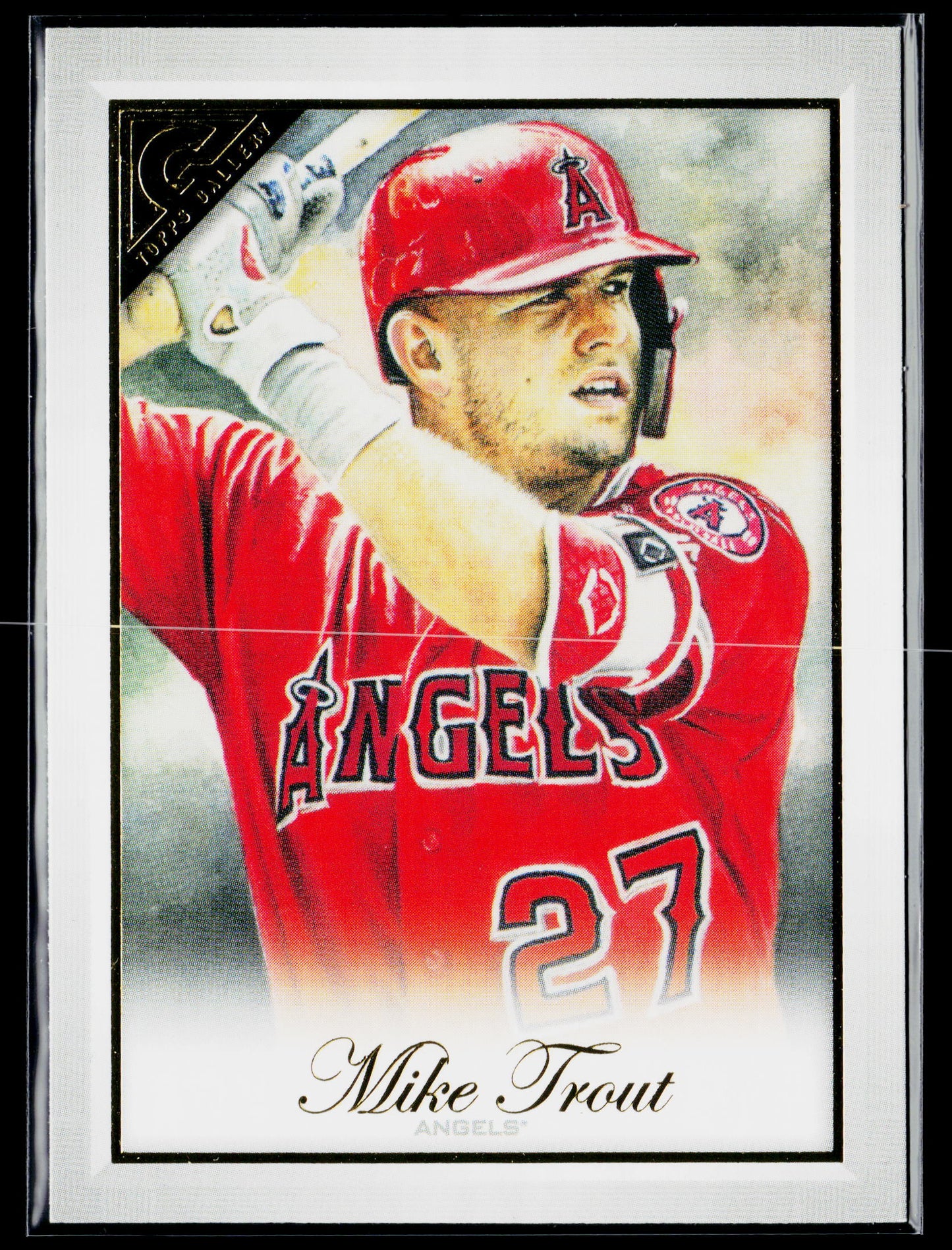 2019 Topps Gallery Mike Trout #105