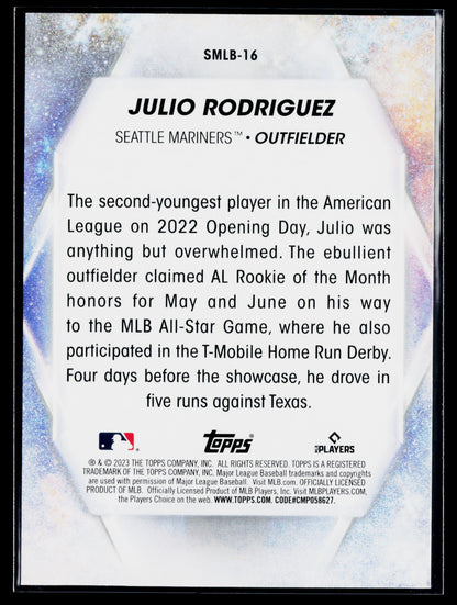 2023 Topps Julio Rodriguez Stars of MLB #SMLB-16