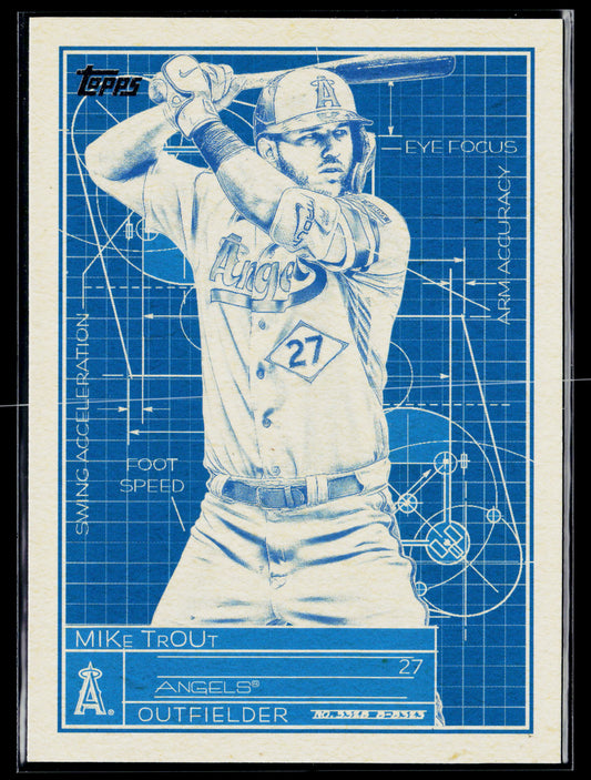 2024 Topps Mike Trout Superstar Blueprint Blue #SB-2