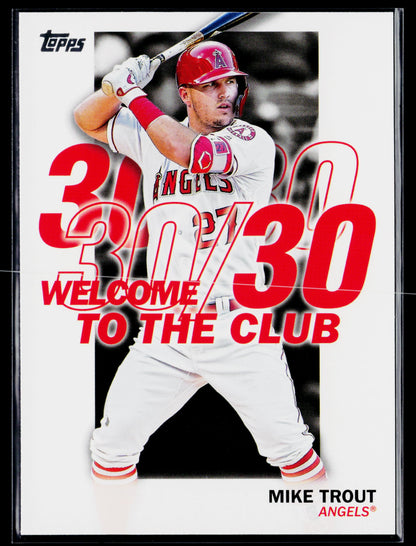 2023 Topps Mike Trout Welcome to the Club #WC-15