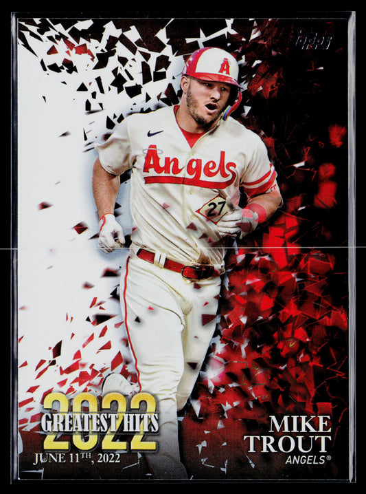 2023 Topps Mike Trout 2022 Greatest Hits #22GH-18