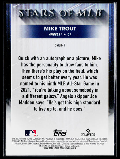2022 Topps Mike Trout Stars of MLB #SMLB-1
