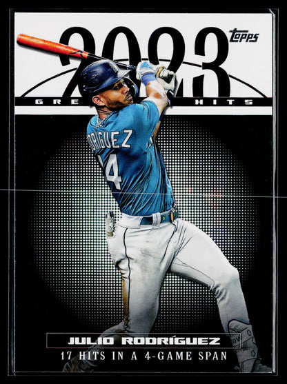 2024 Topps Julio Rodríguez 2023 Greatest Hits #23GH-17