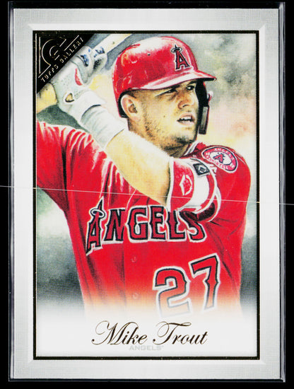 2019 Topps Gallery Mike Trout #105
