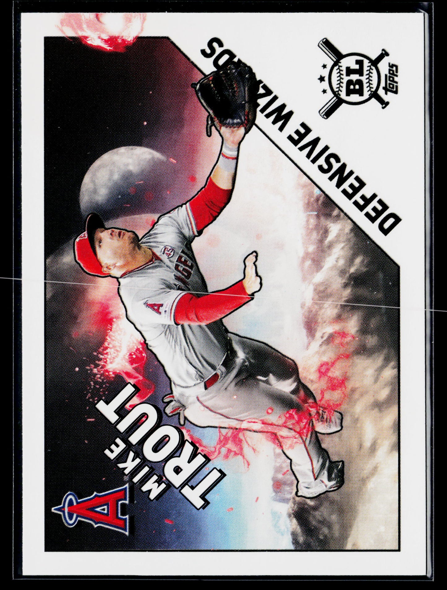 2020 Topps Big League Mike Trout Defensive Wizards #DW-14