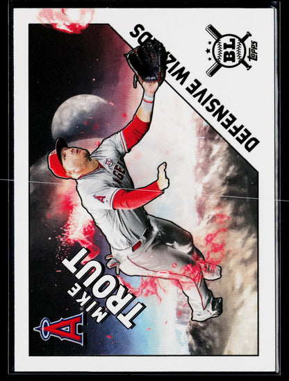 2020 Topps Big League Mike Trout Defensive Wizards #DW-14