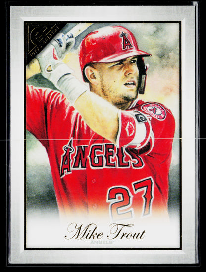2019 Topps Gallery Mike Trout #105