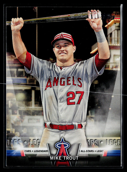 2018 Topps Update Mike Trout Salute #S-19