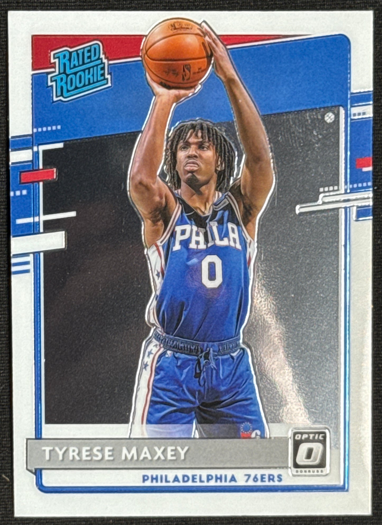 2020-21 Donruss Optic Tyrese Maxey Rookie #171