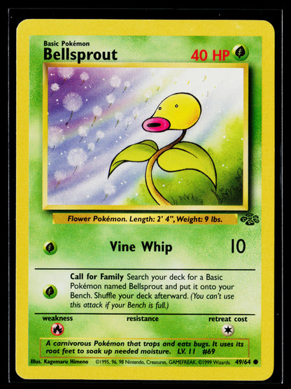 Bellsprout 1999 Pokémon Jungle Common #49/64