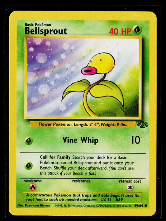 Bellsprout 1999 Pokémon Jungle Common #49/64