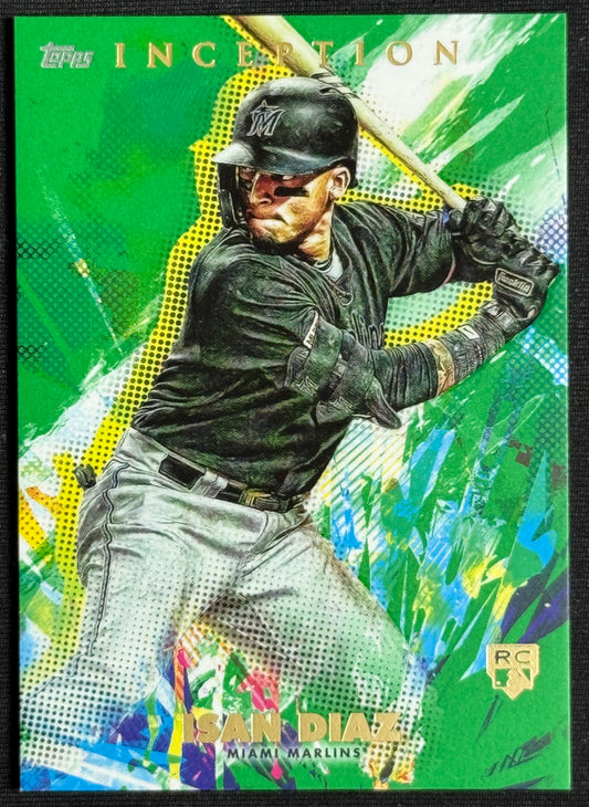 2020 Topps Inception Isan Diaz Rookie Green #42