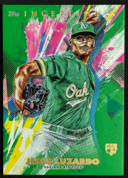 2020 Topps Inception Jesus Luzardo Rookie Green #83