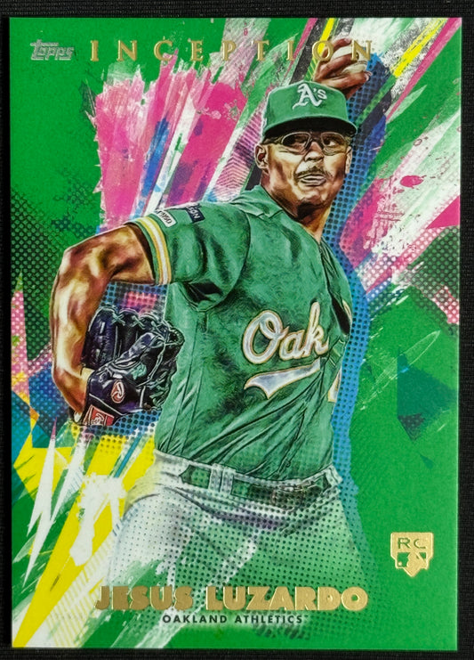 2020 Topps Inception Jesus Luzardo Rookie Green #83