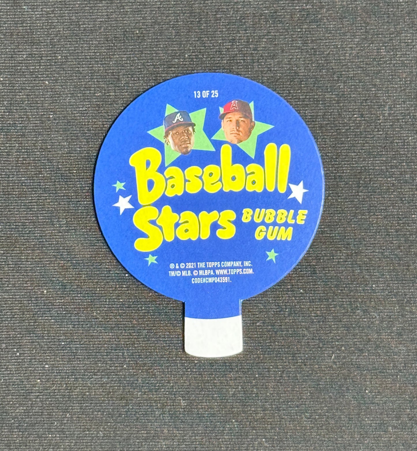 2021 Topps Heritage Bob Gibson 1972 Topps Candy Lids #13