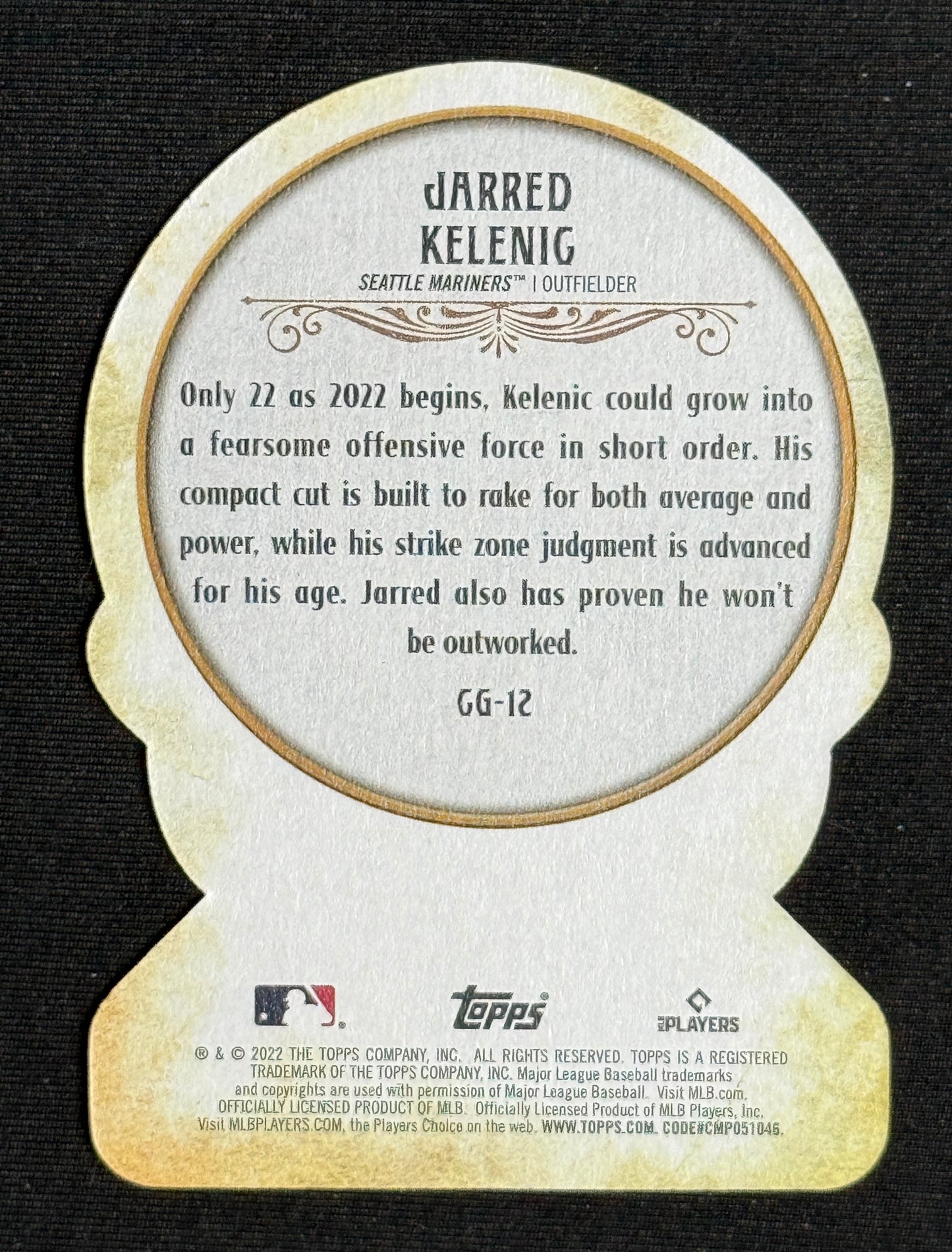 2022 Topps Gypsy Queen Jarred Kelenic Crystal Gazing Die Cut #CG-12