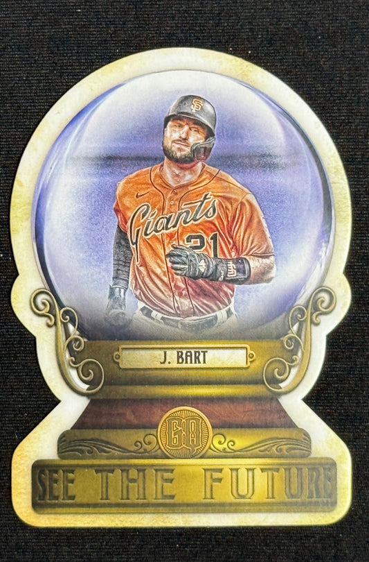 2022 Topps Gypsy Queen Joey Bart Crystal Gazing Die Cut #CG-15