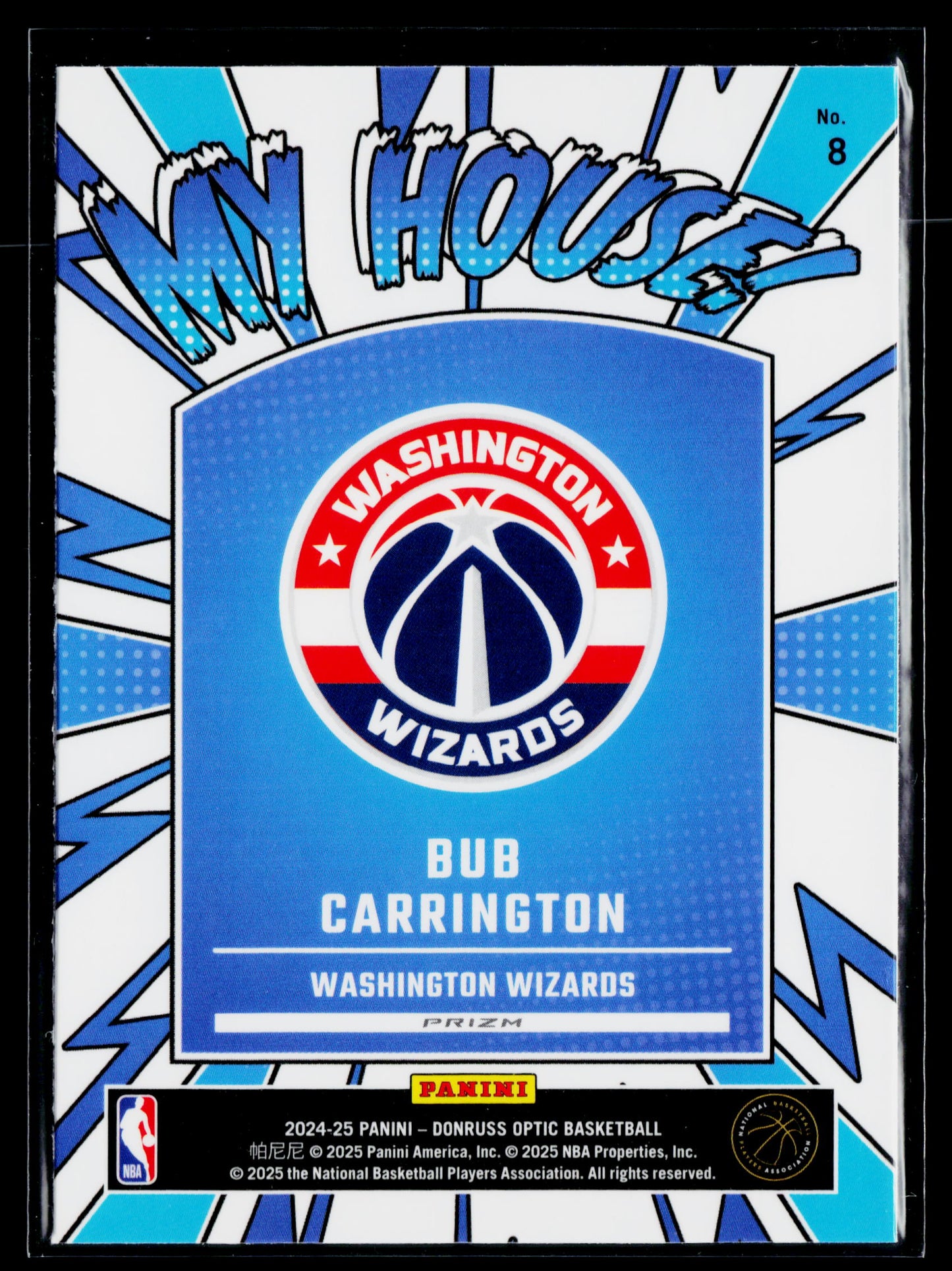 2024-25 Donruss Optic Bub Carrington My House Purple #8
