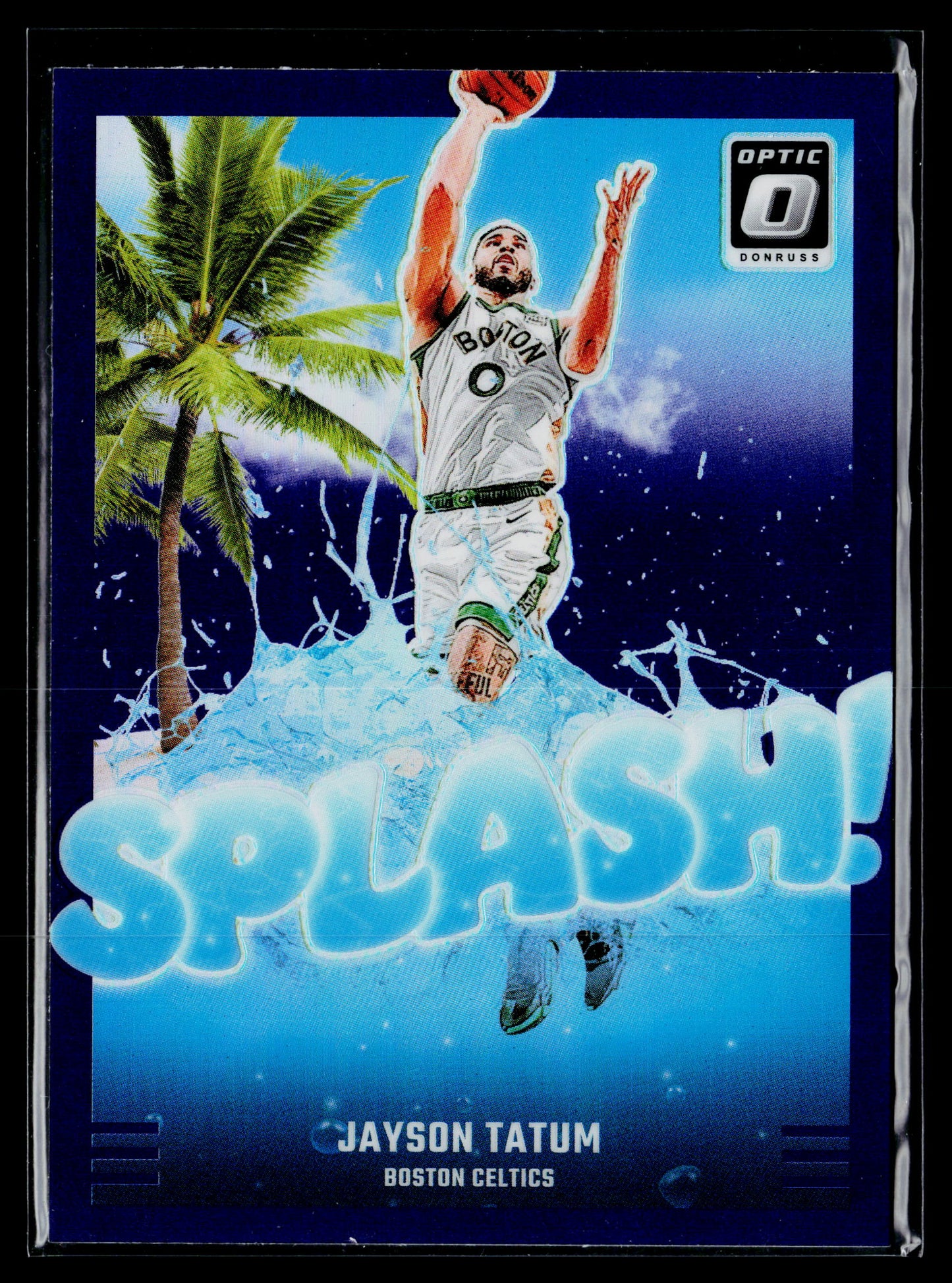 2024-25 Donruss Optic Jayson Tatum Splash! Purple #11