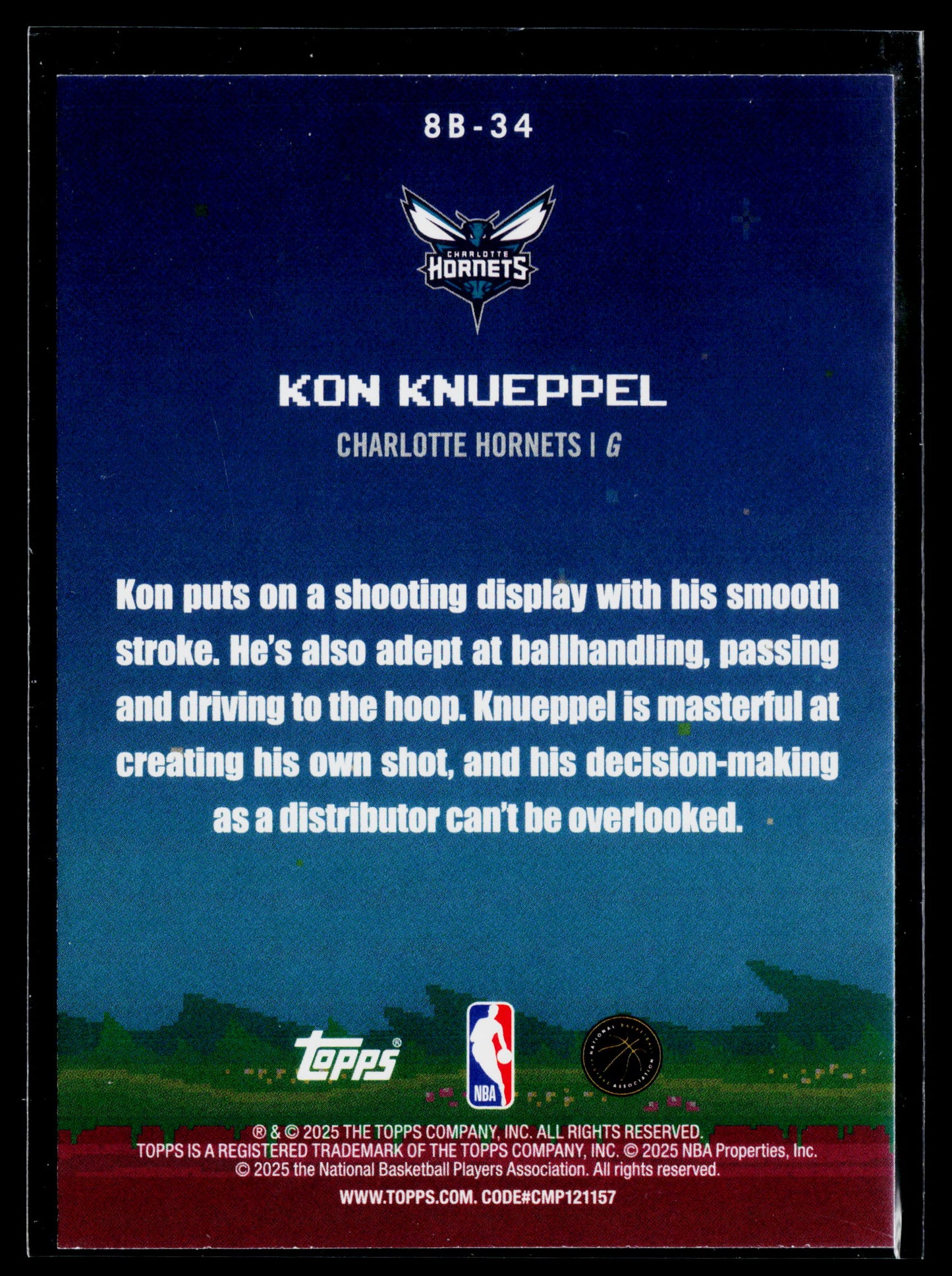 2025-26 Topps Kon Knueppel 8-Bit Ballers #8B-34