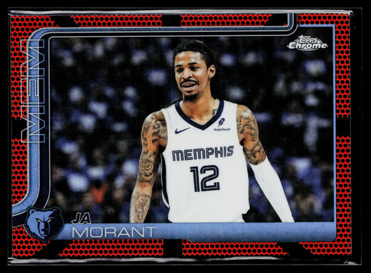 2025-26 Topps Chrome Ja Morant Refractor #158