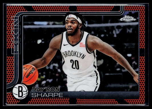 2025-26 Topps Chrome Day'Ron Sharpe Refractor #74