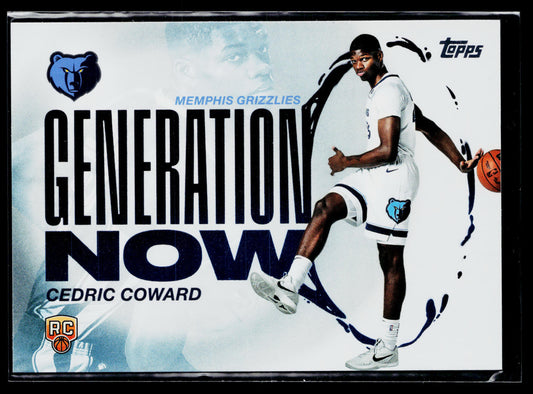 2025-26 Topps Cedric Coward Generation Now #GN-11