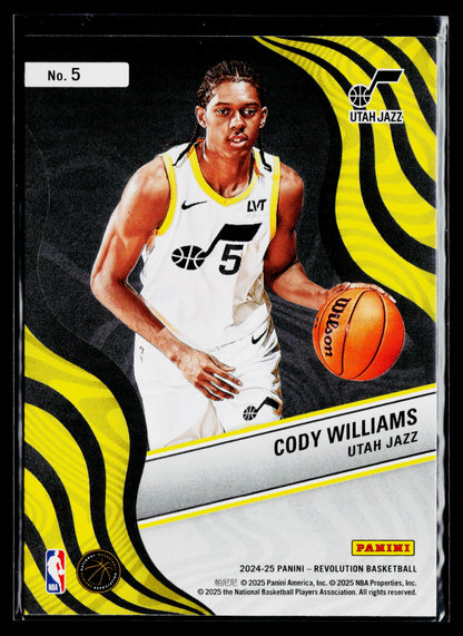 2024-25 Panini Revolution Cody Williams New Wave #5