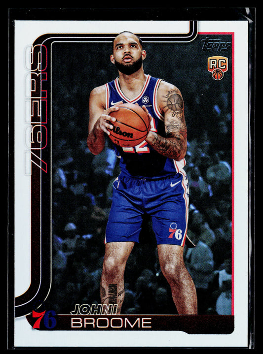 2025-26 Topps Johni Broome Rookie #235