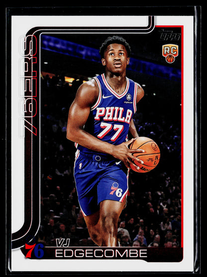 2025-26 Topps VJ Edgecombe Rookie #203