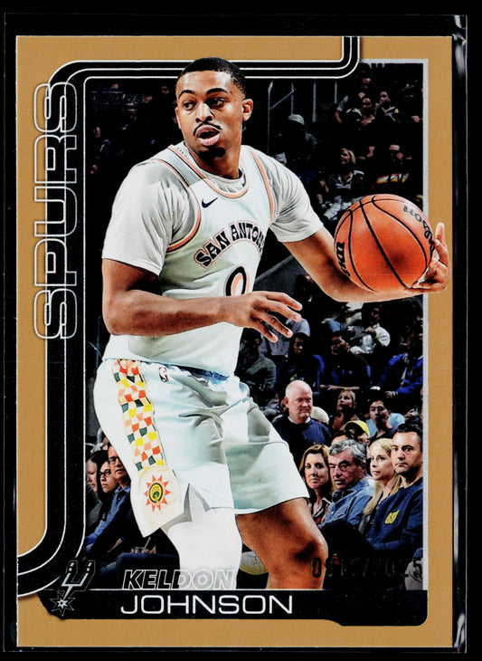 2025-26 Topps Keldon Johnson Gold #/2025 #200