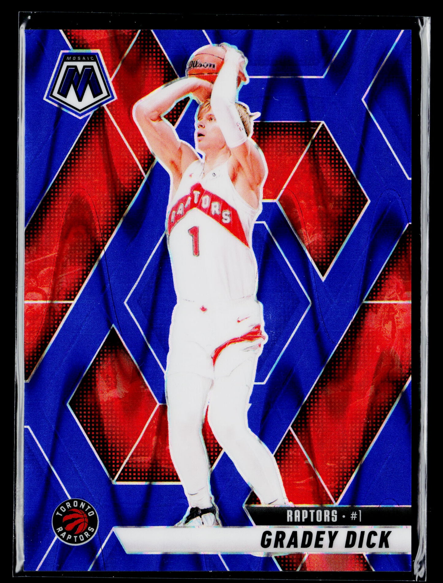 2024-25 Panini Mosaic Gradey Dick Blue Seismic Mosaic #/149 #98