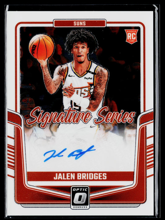 2024-25 Donruss Optic Jalen Bridges Signature Series Auto #SS-BRD