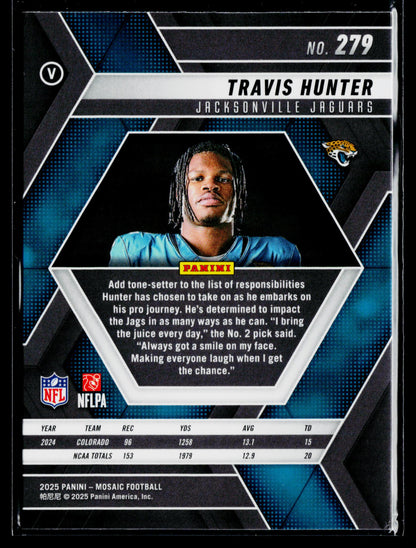 2025 Panini Mosaic Travis Hunter Rookie #279
