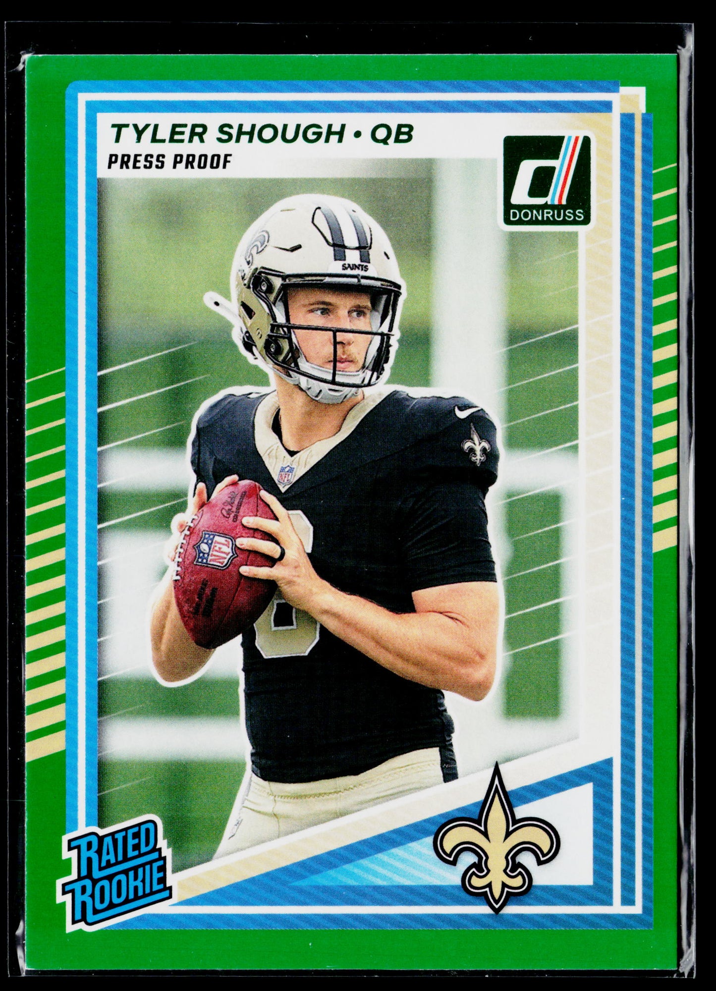 2025 Donruss Tyler Shough Rookie Press Proofs Green #304
