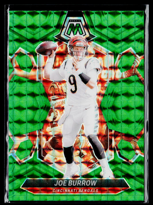 2024 Panini Mosaic Joe Burrow Mosaic Green #43