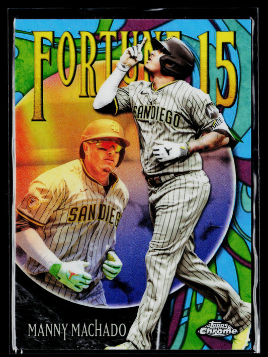 2025 Topps Chrome Update Manny Machado Fortune 15 #F15-4