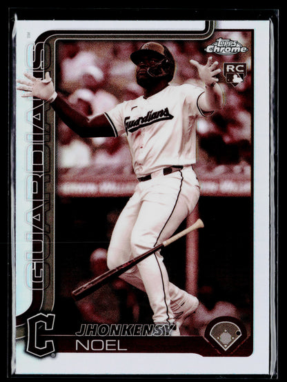 2025 Topps Chrome Jhonkensy Noel Rookie Sepia Refractors #291