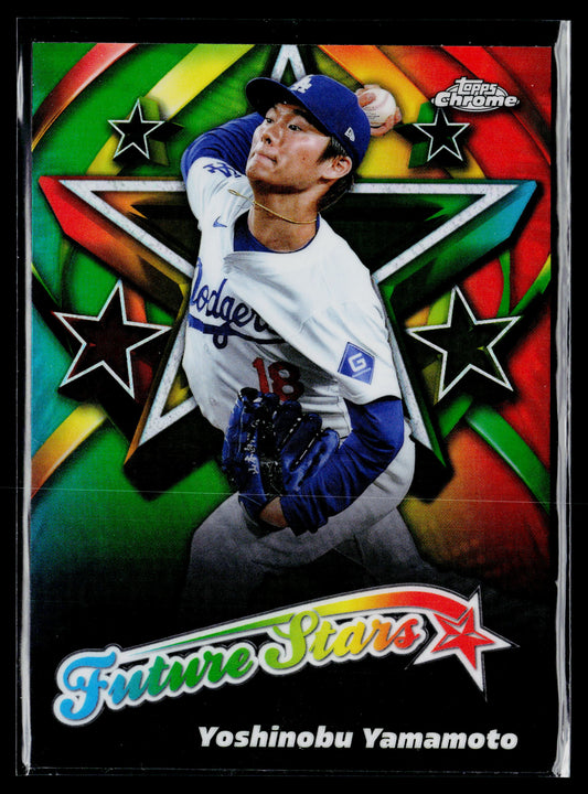 2025 Topps Chrome Yoshinobu Yamamoto Future Stars #FS-6