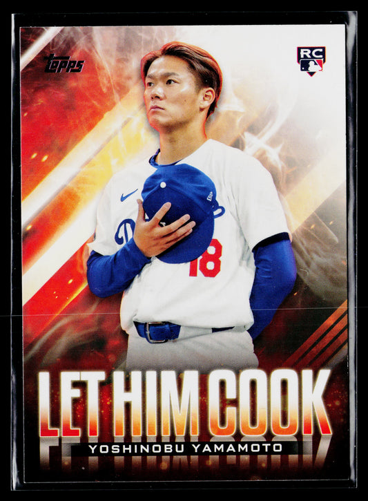 2024 Topps Update Yoshinobu Yamamoto Let Him Cook #LHC-15