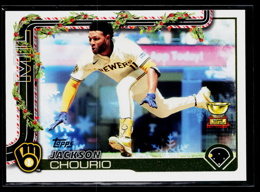 2025 Topps Holiday Jackson Chourio #H182c