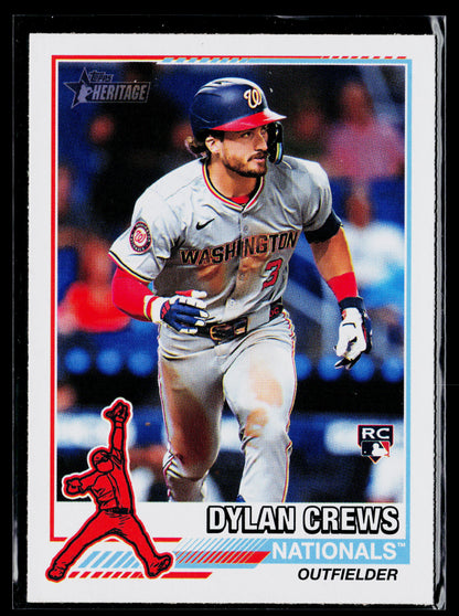 2025 Topps Heritage Dylan Crews 1976 Redefined #76R-12