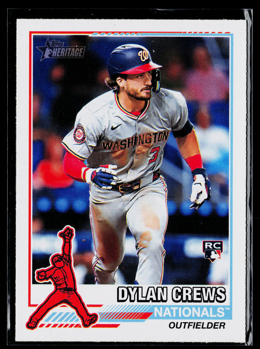 2025 Topps Heritage Dylan Crews 1976 Redefined #76R-12