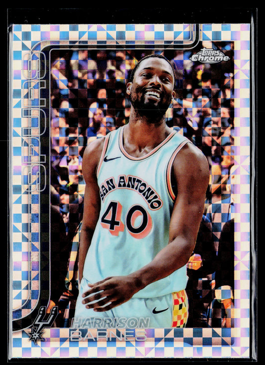 2025-26 Topps Chrome Harrison Barnes X-Fractor #216