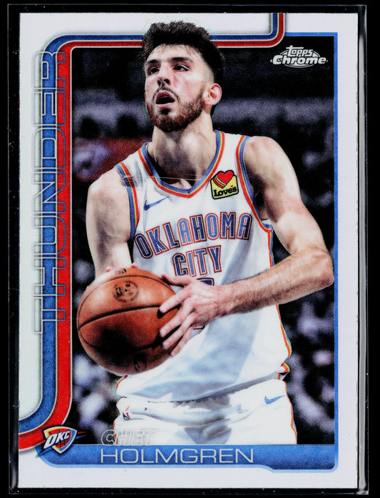 2025-26 Topps Chrome Chet Holmgren Refractor #134