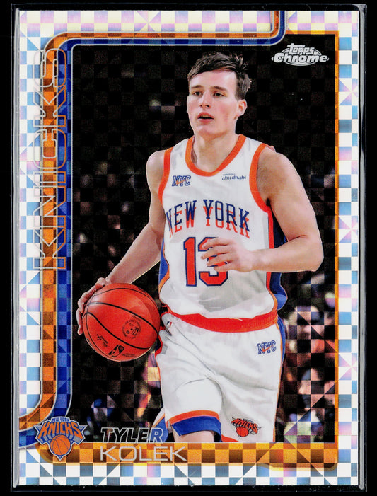 2025-26 Topps Chrome Tyler Kolek X-Fractor #139