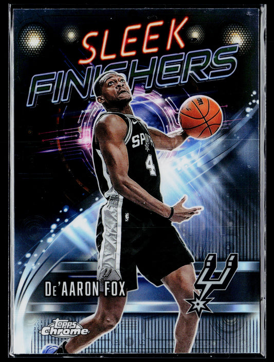 2025-26 Topps Chrome De’Aaron Fox Sleek Finishers #SF-17